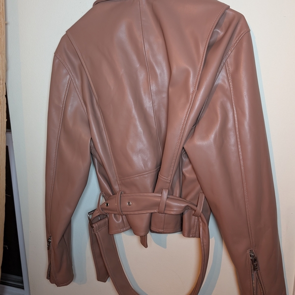 Blank NYC Tan Leather Jacket - Picture 7 of 11